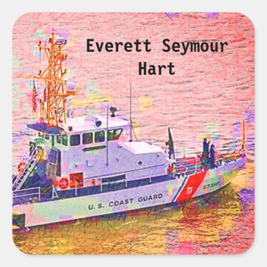 Kustwacht Kind Sticker (Voorkant)