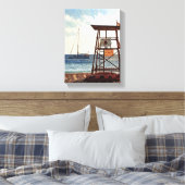 Kustwacht, Kos, Lambi strand Canvas Afdruk (Insitu (Slaapkamer))