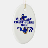 Kustwacht mama, Anchors weg! Keramisch Ornament (Rechts)