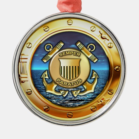 Kustwacht Metalen Ornament (Voorkant)