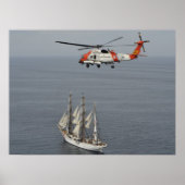 Kustwacht MH-60T Jayhawk & Cutter Eagle Poster (Voorkant)