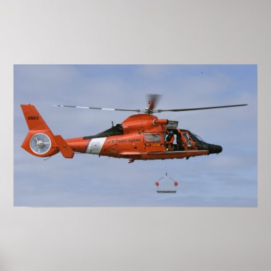 Kustwacht MH-65 Dolphin Poster (Voorkant)