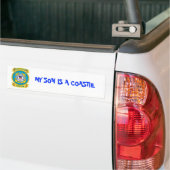 Kustwacht MOEDER Bumpersticker (Op Truck)