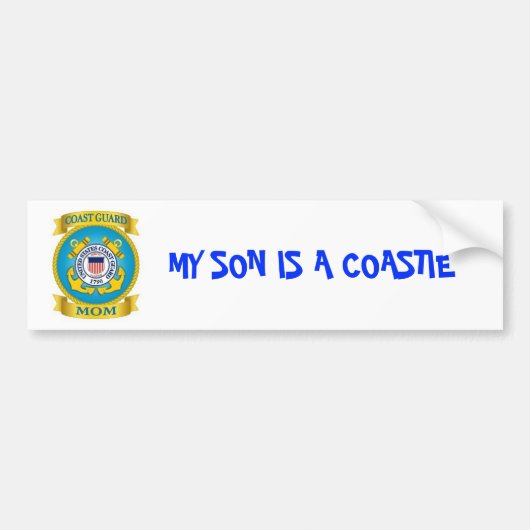 Kustwacht MOEDER Bumpersticker (Voorkant)