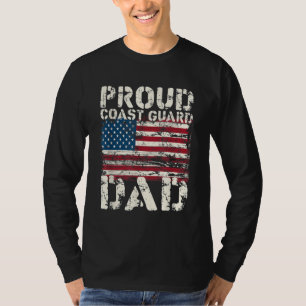 Kustwacht Pa USCG verontrust Amerikaanse vlag G T-shirt
