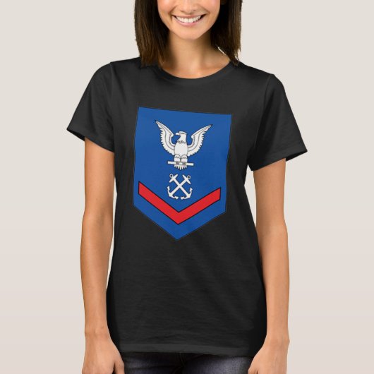 Kustwacht Rank E-4, onderofficier T-shirt (Voorkant)