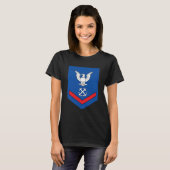 Kustwacht Rank E-4, onderofficier T-shirt (Voorkant volledig)