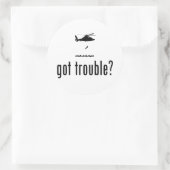 Kustwacht Ronde Sticker (Tas)