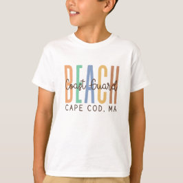 Kustwacht Strand Cape Cod MA (Zand) T-shirt