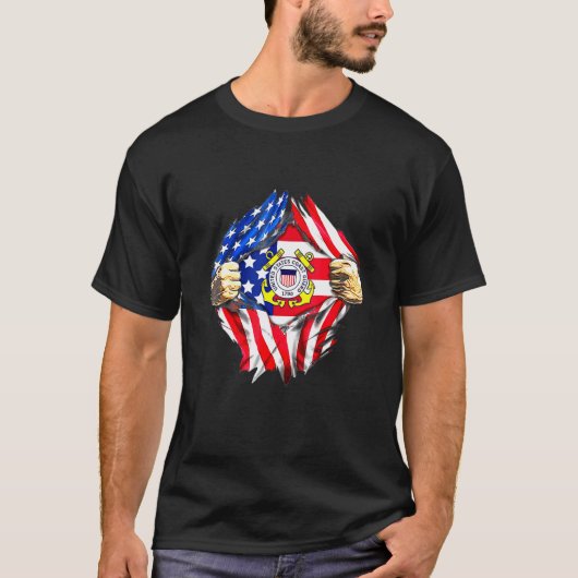Kustwacht Us Flat T-shirt (Voorkant)