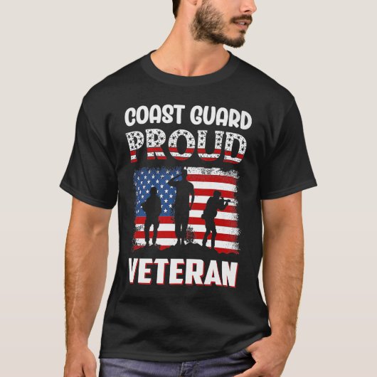 Kustwacht-veteraan T-shirt (Voorkant)