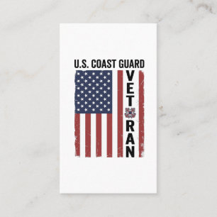 Kustwacht Veteraan Vlag Vintage Vector Ontwerp_1 Visitekaartje