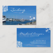 Kustwacht Visitekaartjes Boat Sailing Harbour (Voorkant / Achterkant)