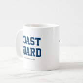 Kustwacht "Waarschuwing: Kust" Keramische Mok (Voorkant links)