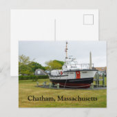 Kustwachtboot Chatham Massachusetts Briefkaart (Voorkant / Achterkant)