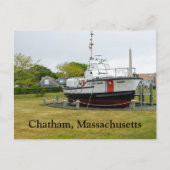 Kustwachtboot Chatham Massachusetts Briefkaart (Voorkant)