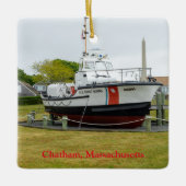 Kustwachtboot Chatham Massachusetts Keramisch Ornament (Voorkant)