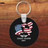 Kustwachtdag leger sleutelhanger (Voorkant)