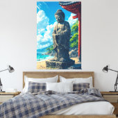 kustwachter canvas afdruk (Insitu (Slaapkamer))