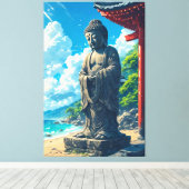 kustwachter canvas afdruk (Insitu (Houten vloer))