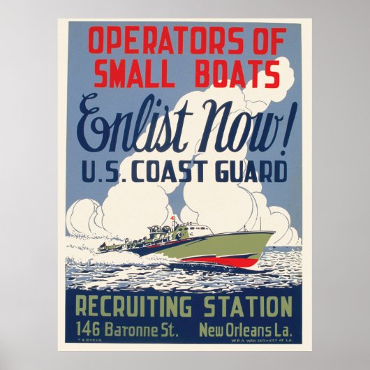 kustwachtlijst boekt nu het Poster van WPA (Voorkant)