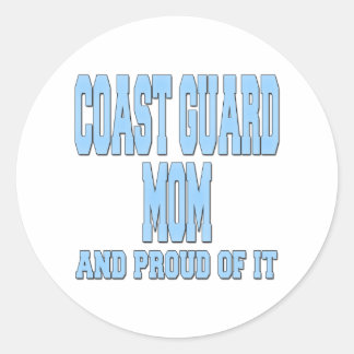 kustwachtmomtrots ronde sticker