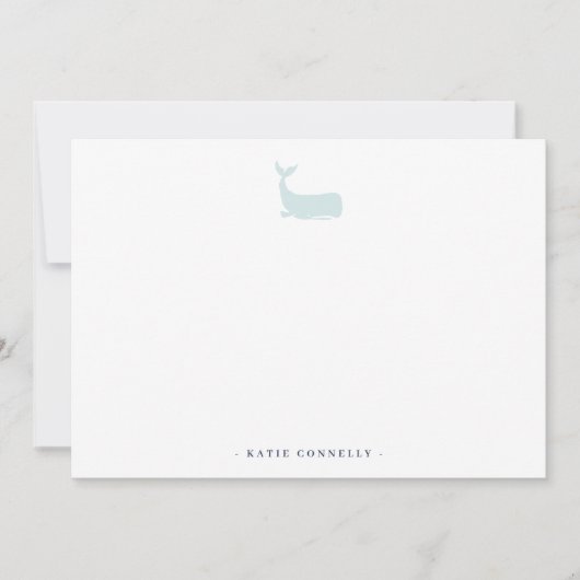 Kustwalvis - Aangepaste baksteen Notitiekaartje (Voorkant)