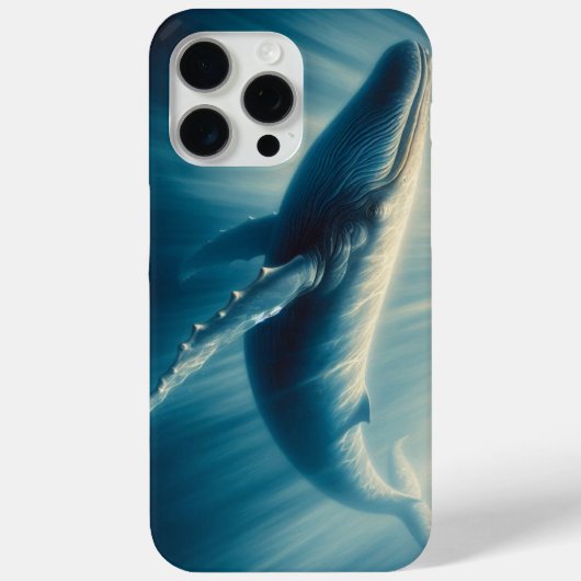 Kustwalvis/nautische walvis Case-Mate iPhone case (Achterkant)