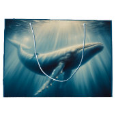 Kustwalvis/nautische walvis groot cadeauzakje (Achterkant)