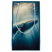 Kustwalvis/nautische walvis klein cadeauzakje (Voorkant)