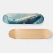 Kustwalvis/nautische walvis persoonlijk skateboard (Horizontaal)