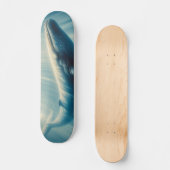 Kustwalvis/nautische walvis persoonlijk skateboard (Voorkant)