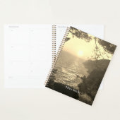 Kustwater uitzicht, avondlicht planner (Display)