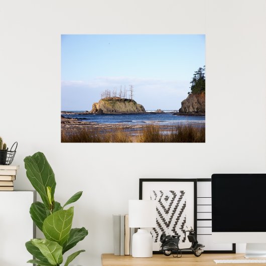 Kustwater Uitzicht Poster (Thuiskantoor)