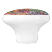 Kustwater Zee - Zeekoraal Keramische Knop (Zijkant)