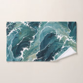 Kustwateren Abstract Bad Handdoek (Handdoek)