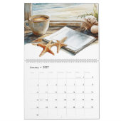 Kustwaterverfschilderijen 2025 kalender (Jan 2027)
