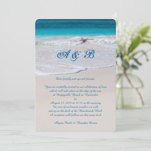 Kustweduwbrief van paar kaart (Staand voorkant)