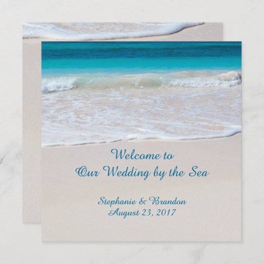 Kustweduwschap door het Zee-programma Programmakaart (Voorkant / Achterkant)