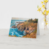 Kustweg bij het Wenskaart Garrapata Kaart (Gele Bloem)