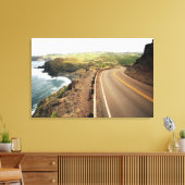 Kustweg Canvas Afdruk (Insitu (Woonkamer))