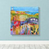 Kustweide 2013 canvas afdruk (Insitu (Houten vloer))