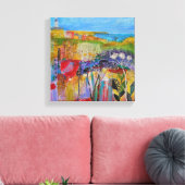 Kustweide 2013 canvas afdruk (Insitu (Woonkamer))