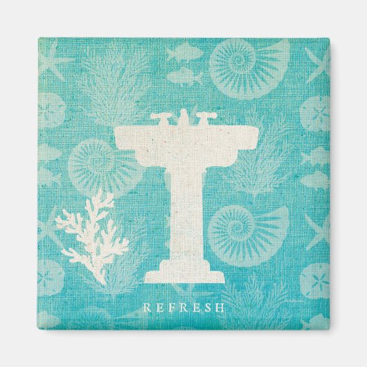 Kustwerk | Bathroom Sink Magneet (Voorkant)