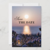 Kustwinter Wedding Save the Date Kaart (Voorkant)