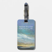 Kustwolken Bagagelabel (Achterkant verticaal)