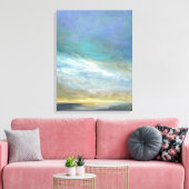 Kustwolken Canvas Afdruk (Insitu (Woonkamer))