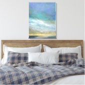 Kustwolken Canvas Afdruk (Insitu (Slaapkamer))
