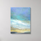 Kustwolken Canvas Afdruk (Voorkant)