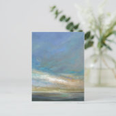 Kustwolken met oceaan briefkaart (Staand voorkant)